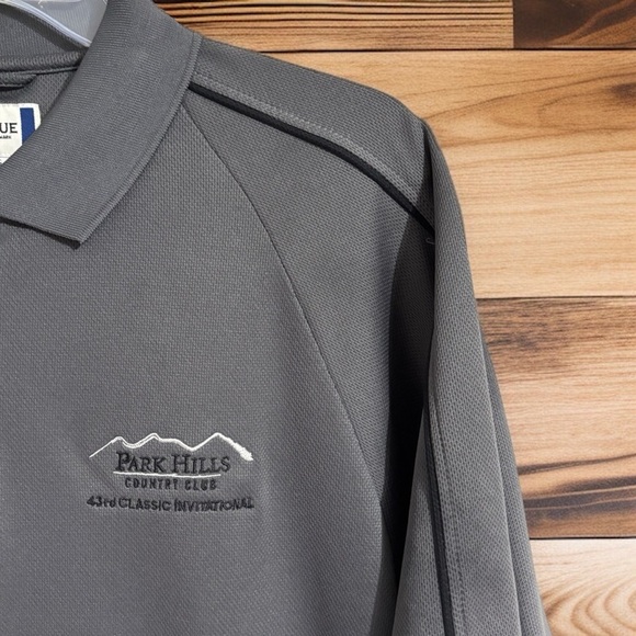 Clique Men’s Large Gray Golf Polo Shirt | Park Hills Country Club 43rd Classic. - Picture 3 of 4
